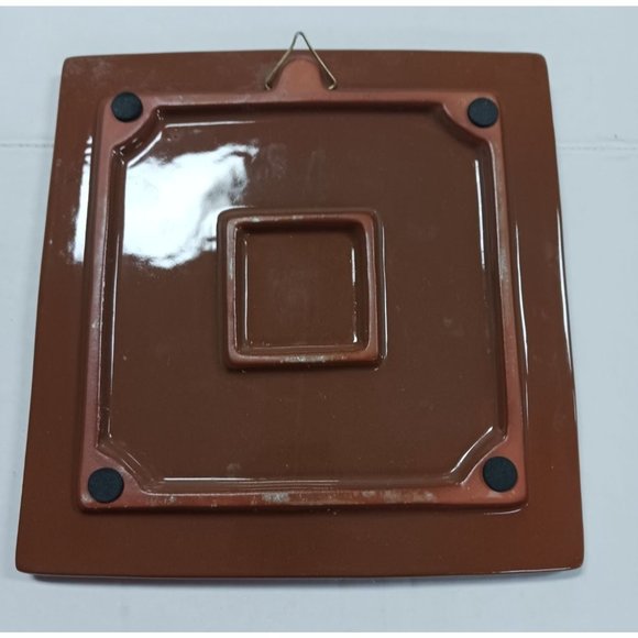 Tile Trivet Vintage Gourds Pumpkin Squash Leaves - Picture 2 of 7